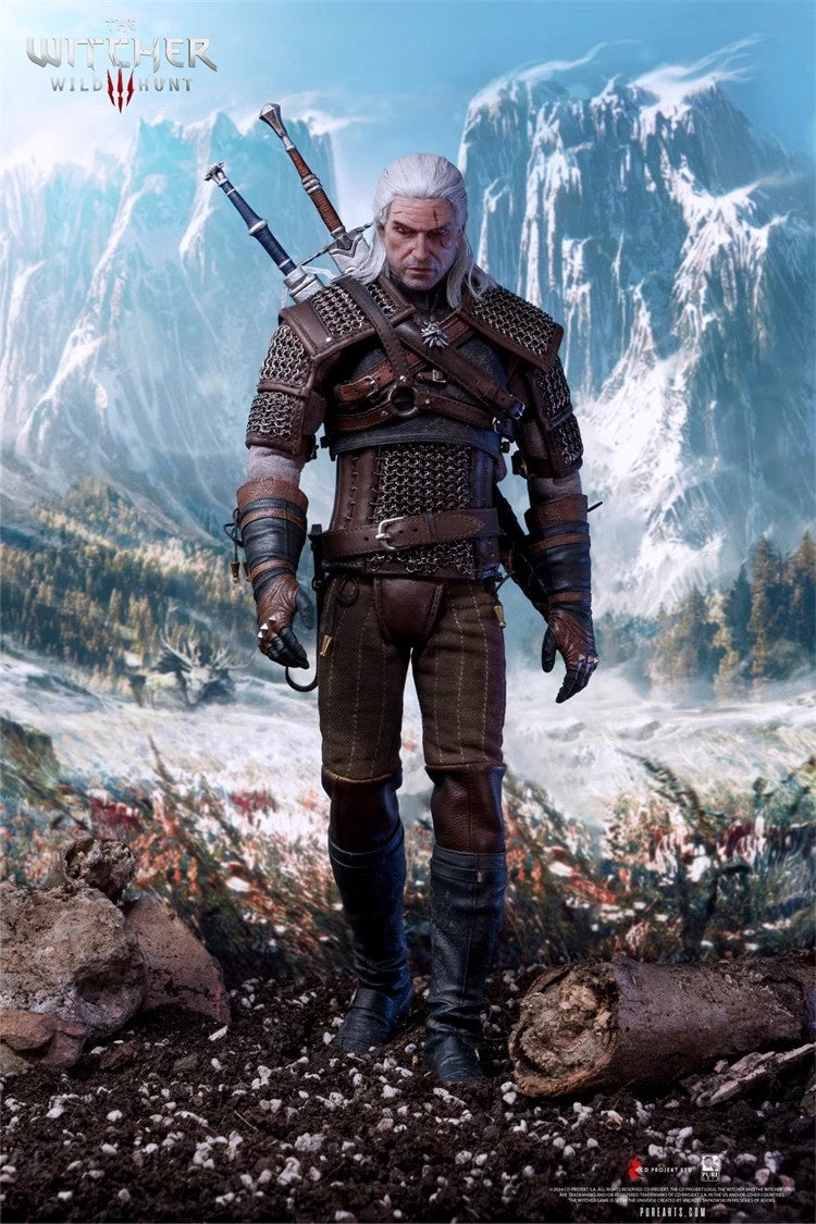 1:6 The Witcher Wild Hunt Geralt of Rivia Action Figure