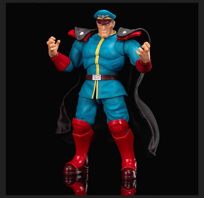 Jada - 1:12 M. Bison Special Blue Color Action Figure - inshobby.com