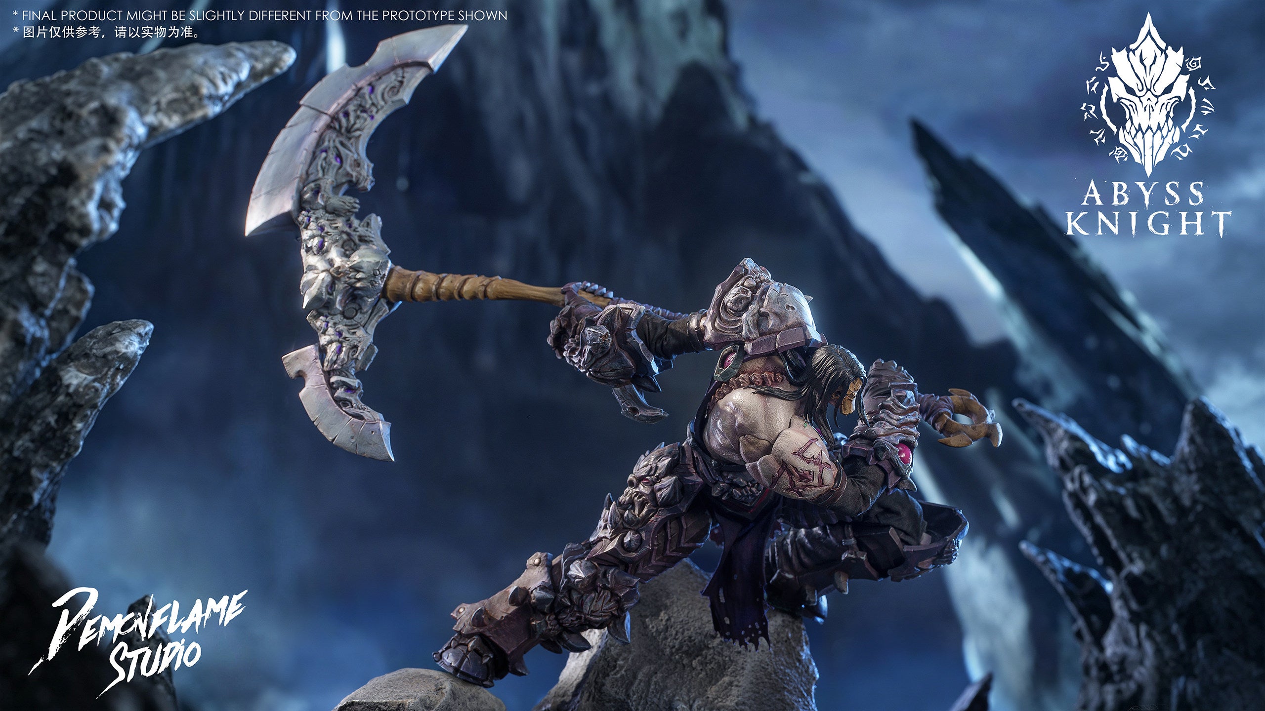 1:12 Abyss Knight & Horse Set Action Figure