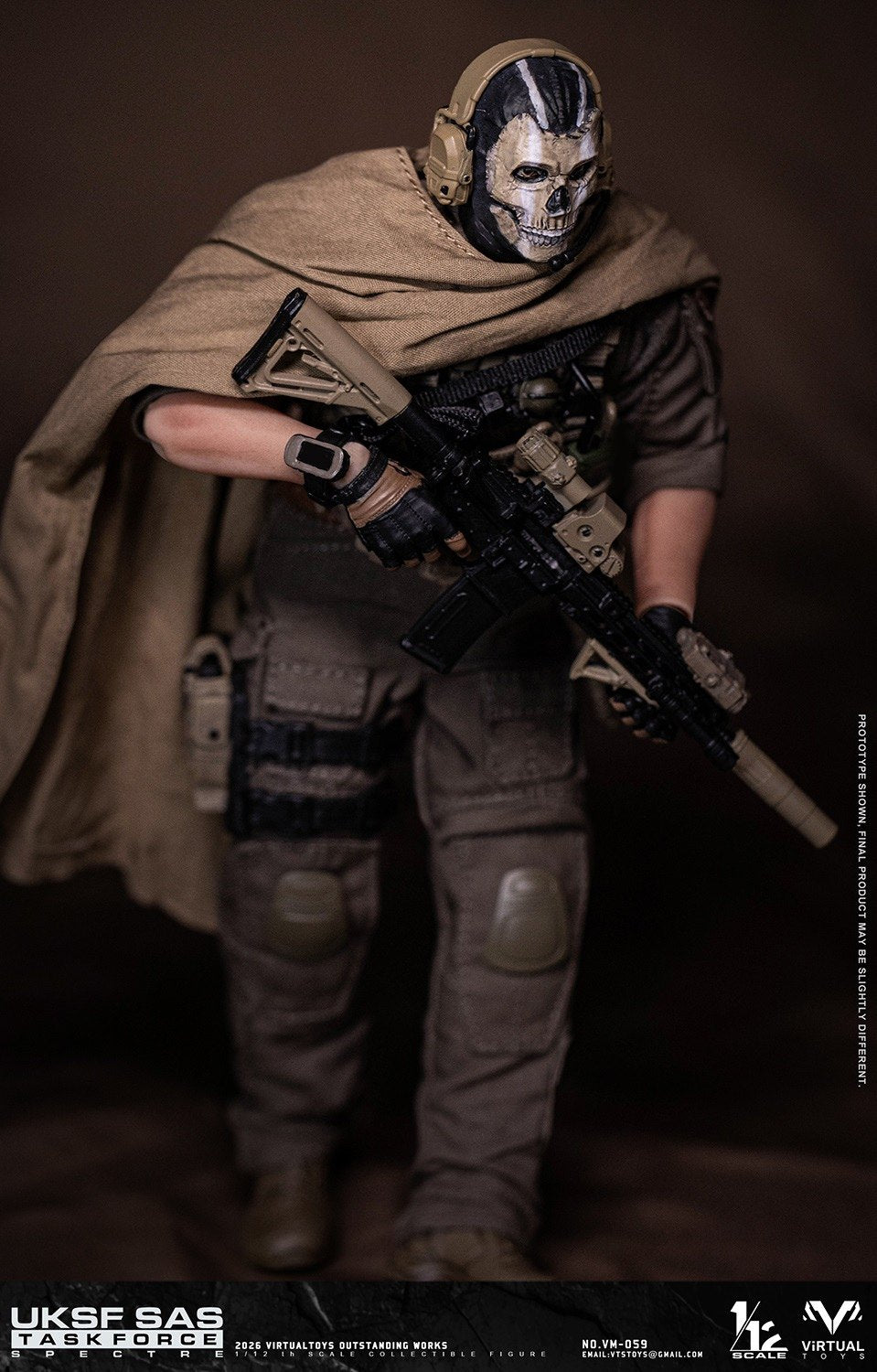 1:12 UKSF SAS Task Force Spectre Action Figure
