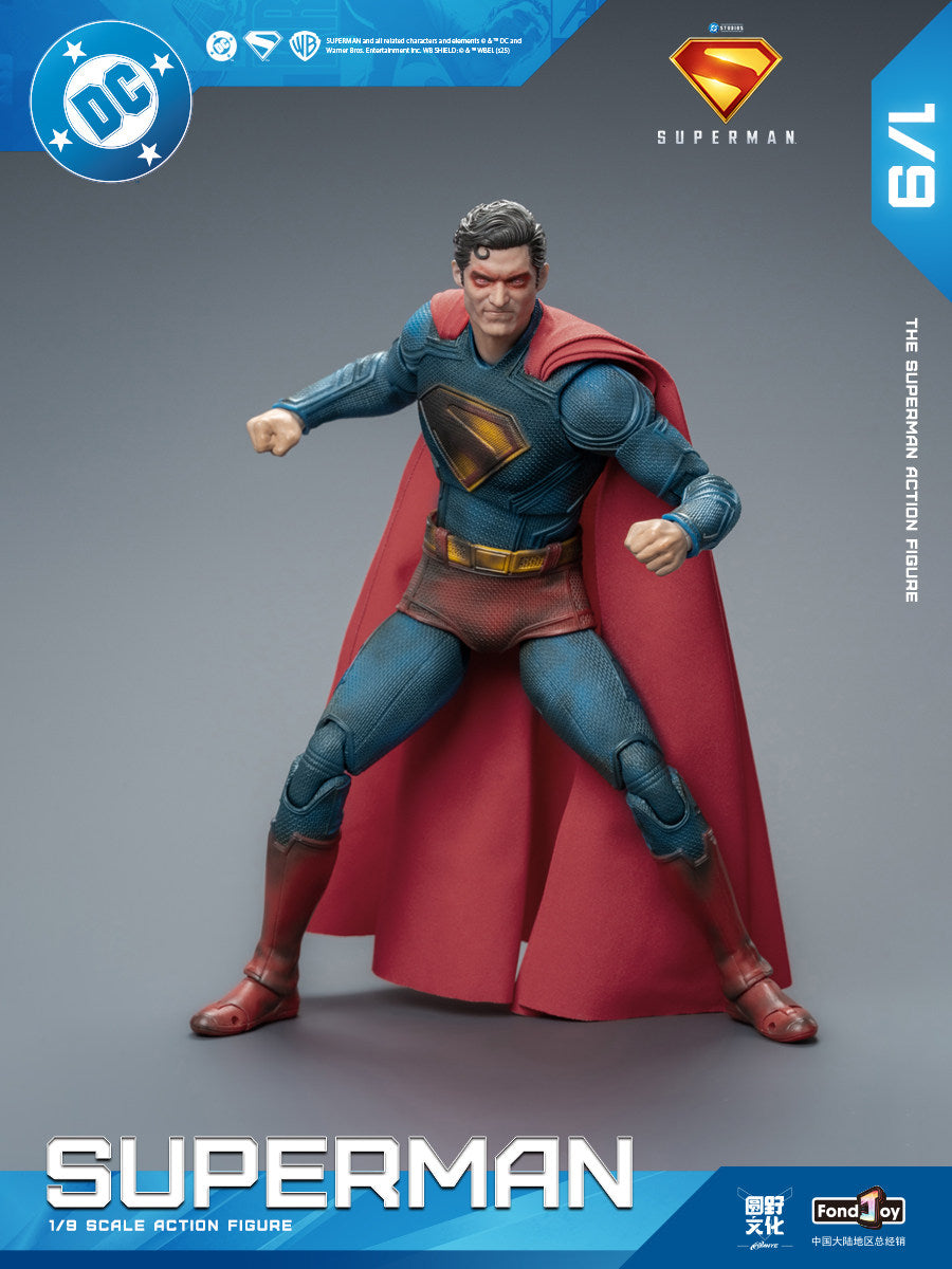 1:9 New Superman Battle Damage Version Action Figure