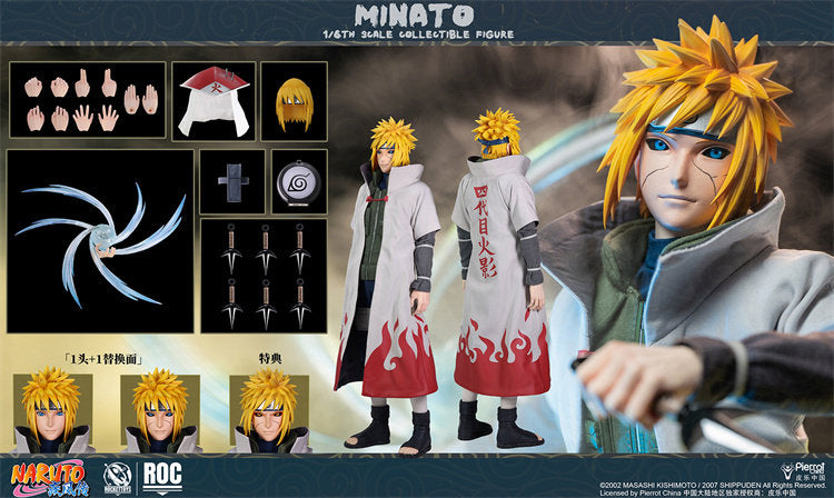 Rocket Toys - 1:6 Namikaze Minato 4th Hokage Version Action Figure - inshobby.com