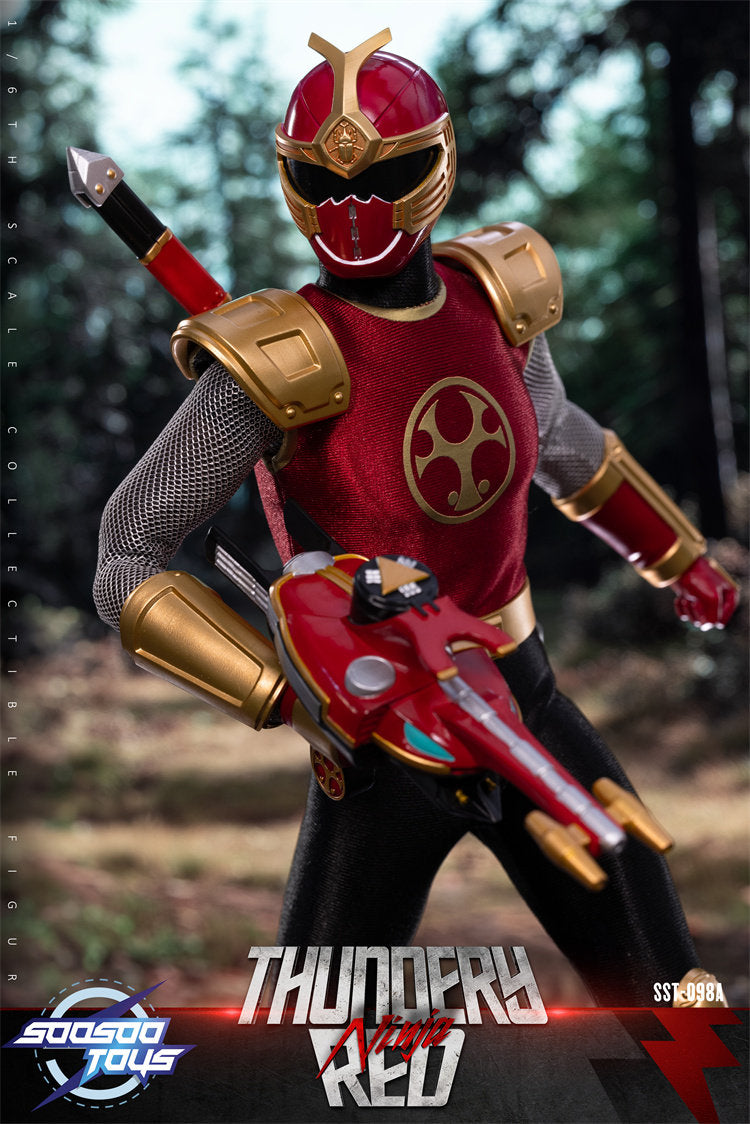 1:6 Thundery Ninja Red & Blue Two Pack Action Figure