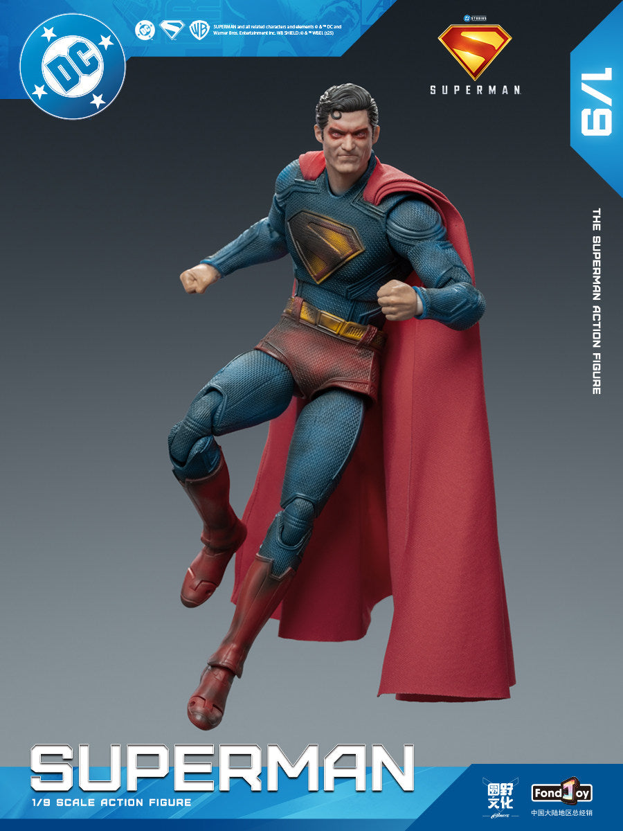 1:9 New Superman Battle Damage Version Action Figure
