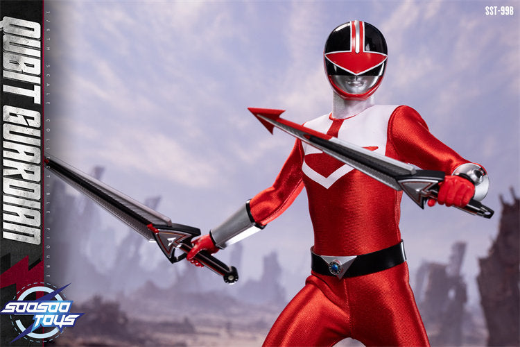 1:6 Time Guardian Red & Qubit Guardian Two Pack Action Figure