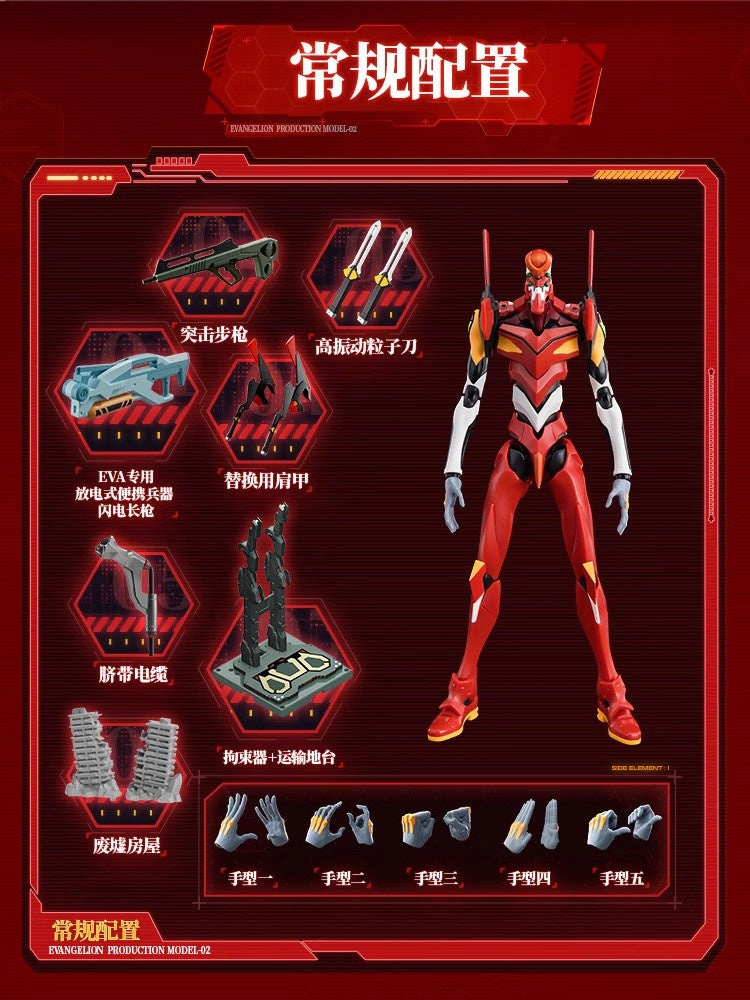 Blokees - Evangelion EVA-02 Action Edition Model Kit - inshobby.com