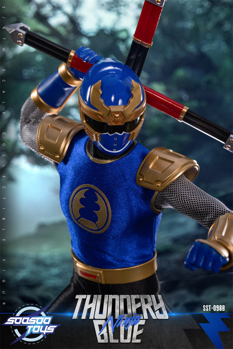 1:6 Thundery Ninja Red & Blue Two Pack Action Figure