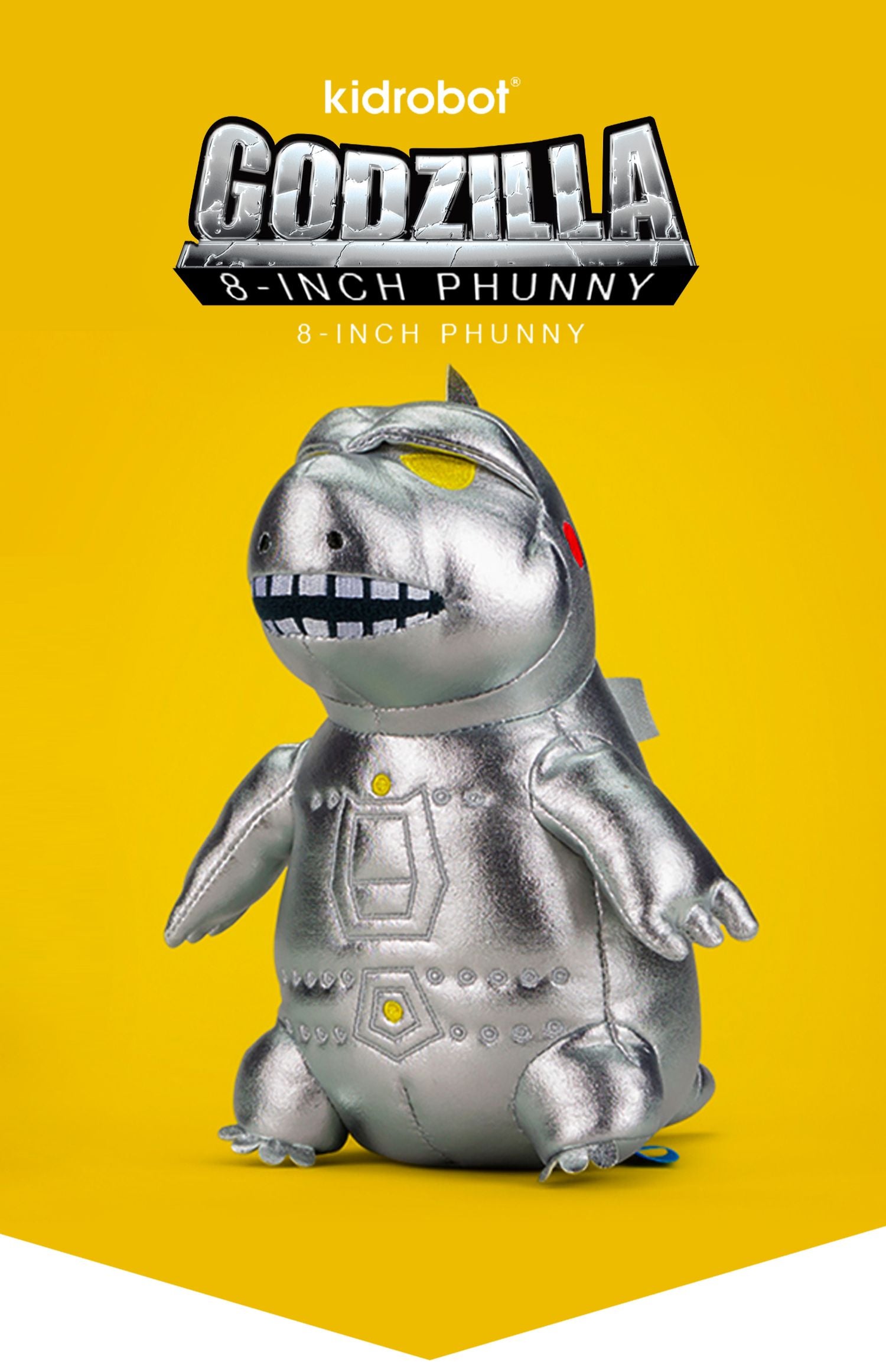 Kidrobot - MechaGodzilla Phunny Plush Stuffed Toy - inshobby.com