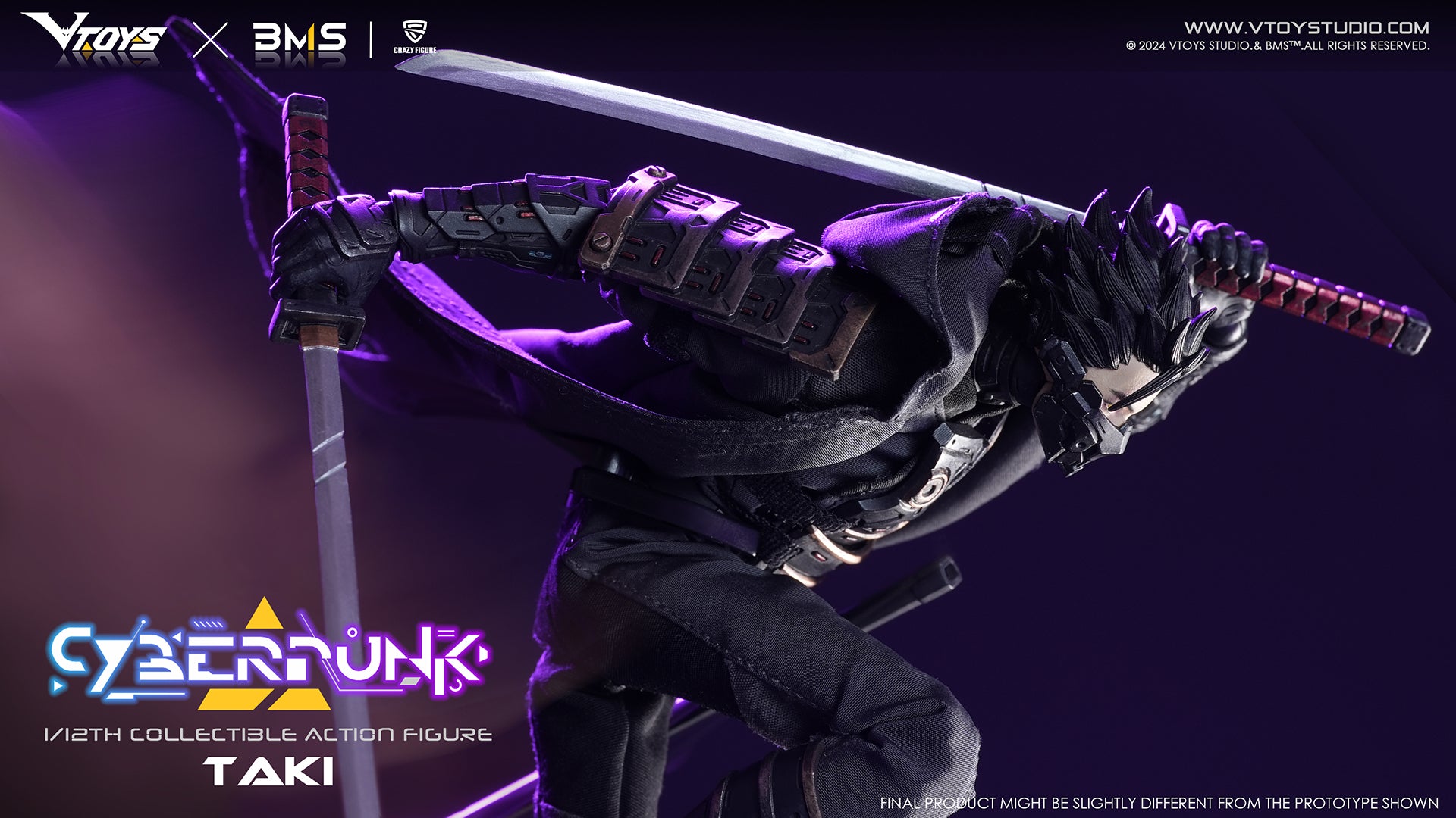 1:12 Cyberpunk Taki Action Figure