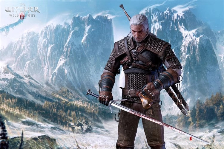 1:6 The Witcher Wild Hunt Geralt of Rivia Action Figure