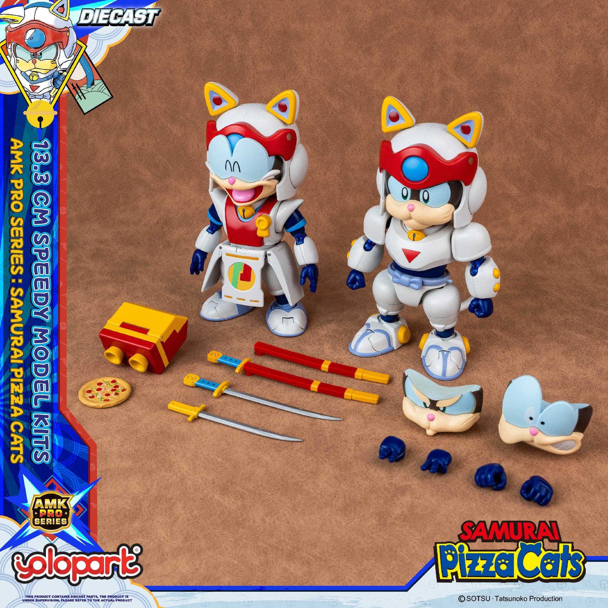 Samurai Pizza Cats Yattarou AMK Pro Series Model Kit