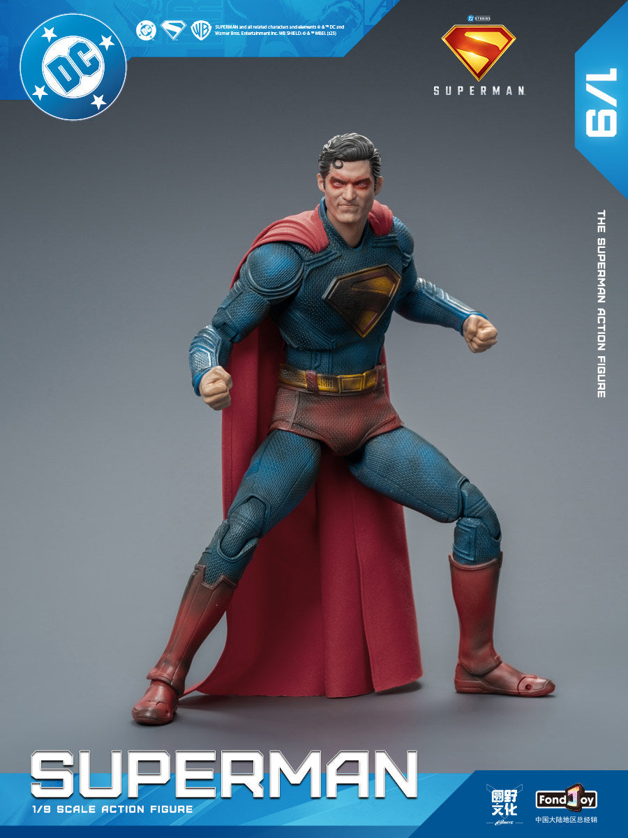 1:9 New Superman Battle Damage Version Action Figure