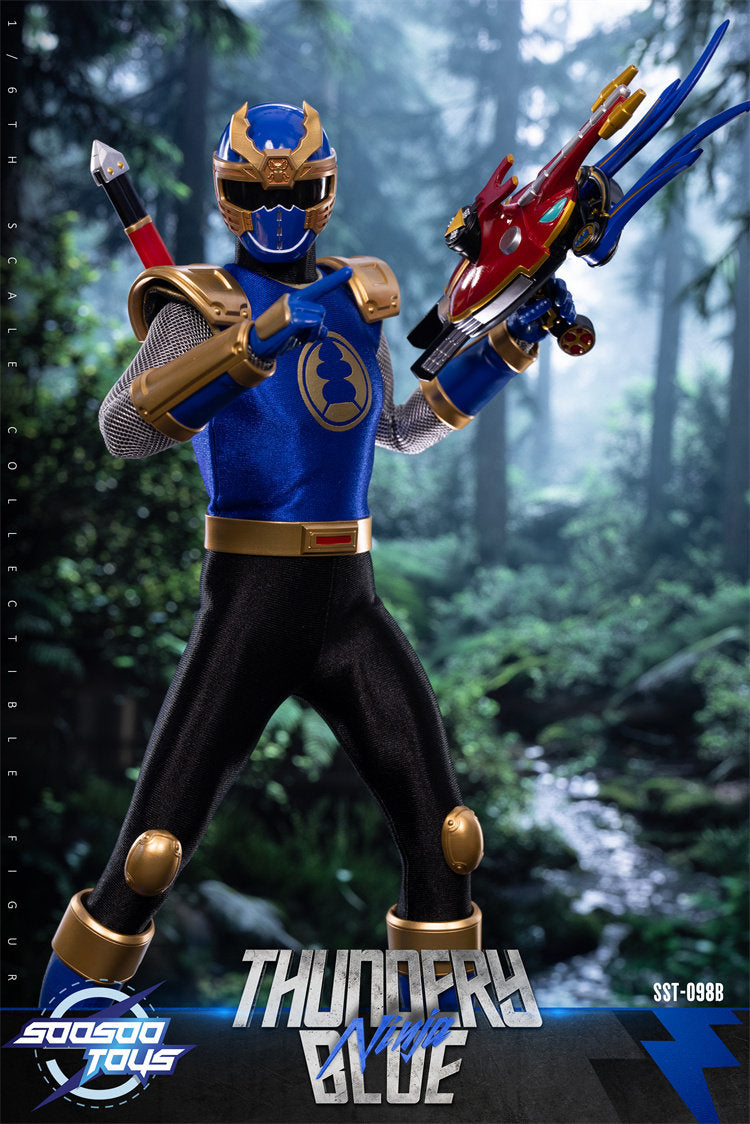 1:6 Thundery Ninja Red & Blue Two Pack Action Figure