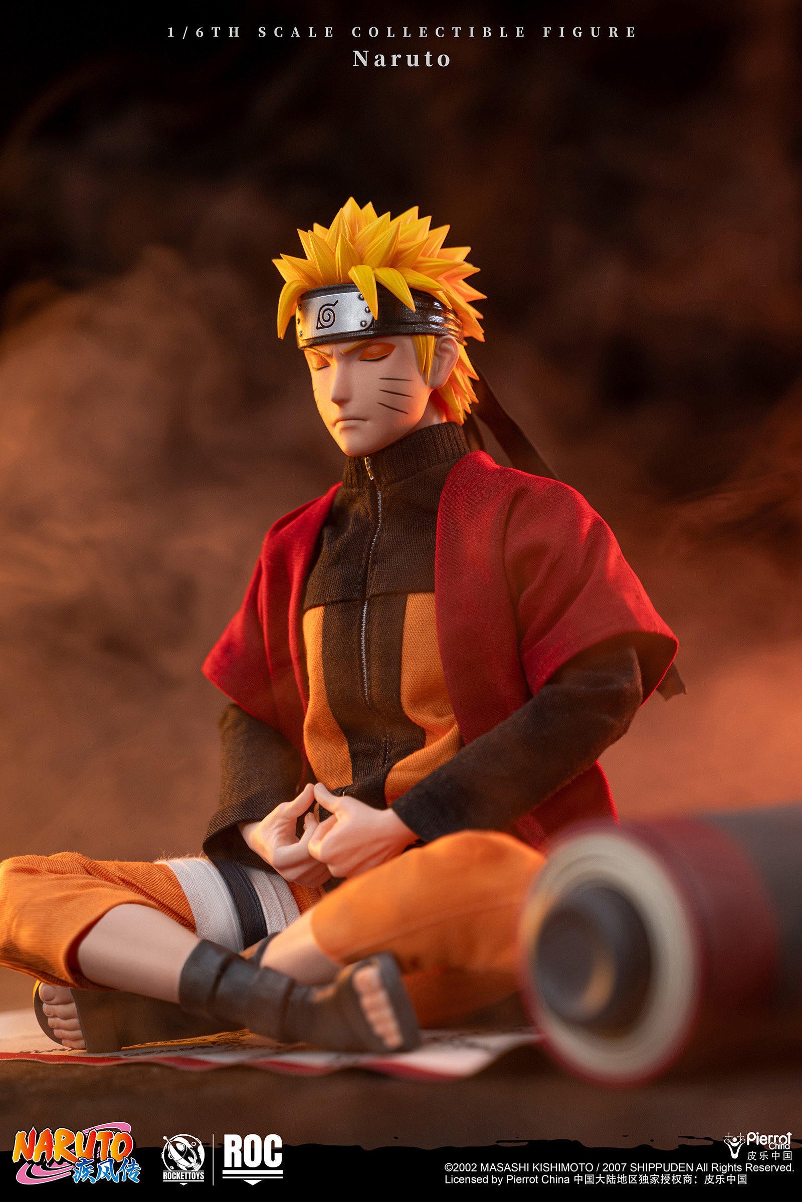 Rocket Toys - 1:6 Uzumaki Naruto Sage Mode Action Figure - inshobby.com