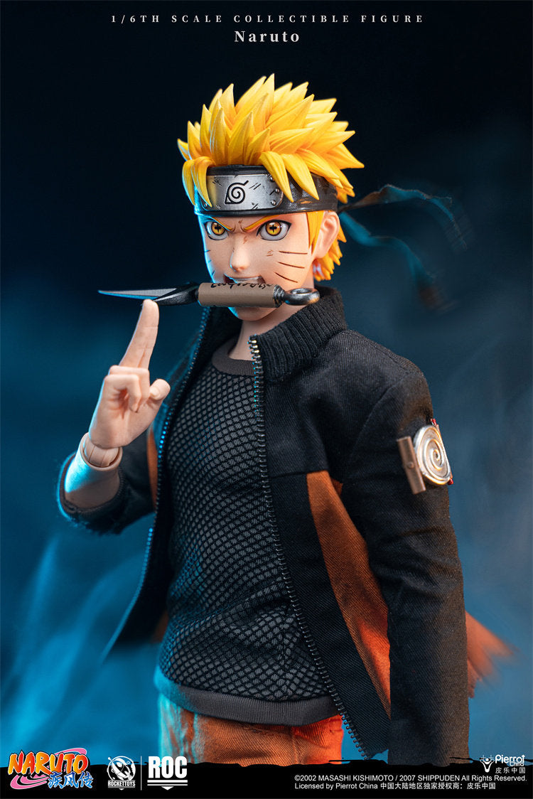 1:6 Uzumaki Naruto Battle Damaged Version Action Figure
