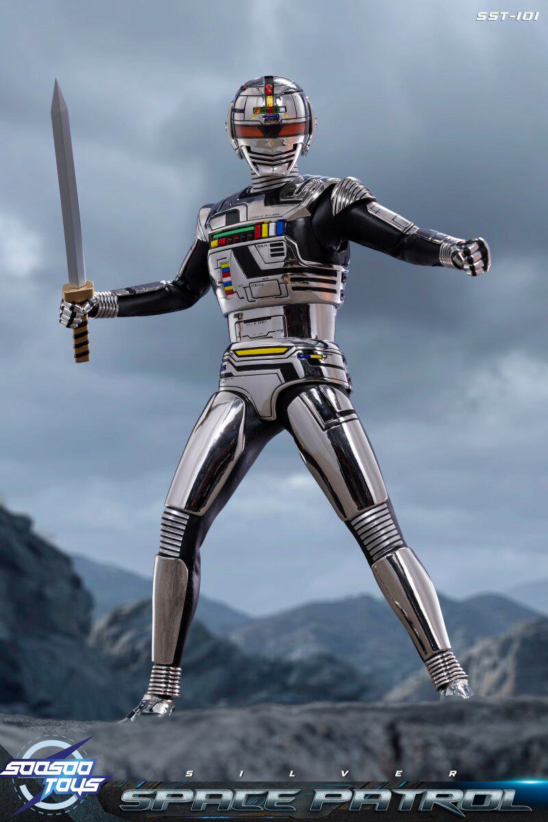 1:6 Silver Space Patrol Action Figure