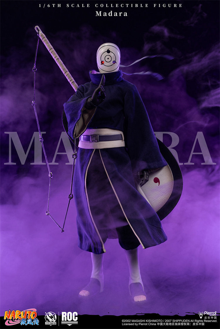 1:6 Madara Uchiha Mask Version Action Figure