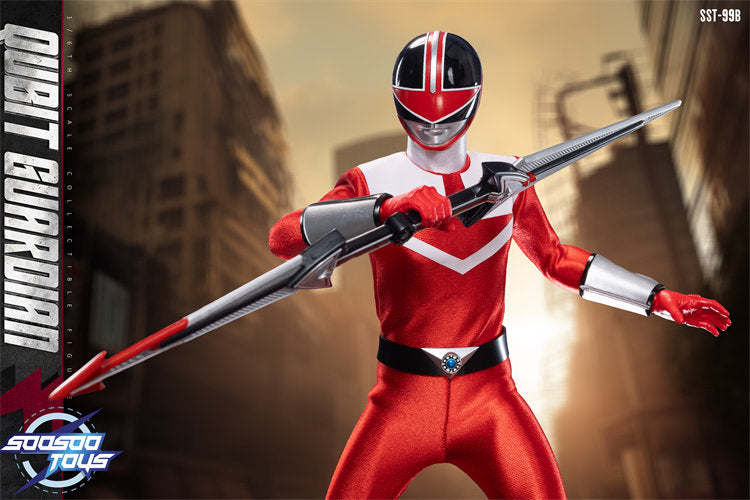1:6 Time Guardian Red & Qubit Guardian Two Pack Action Figure
