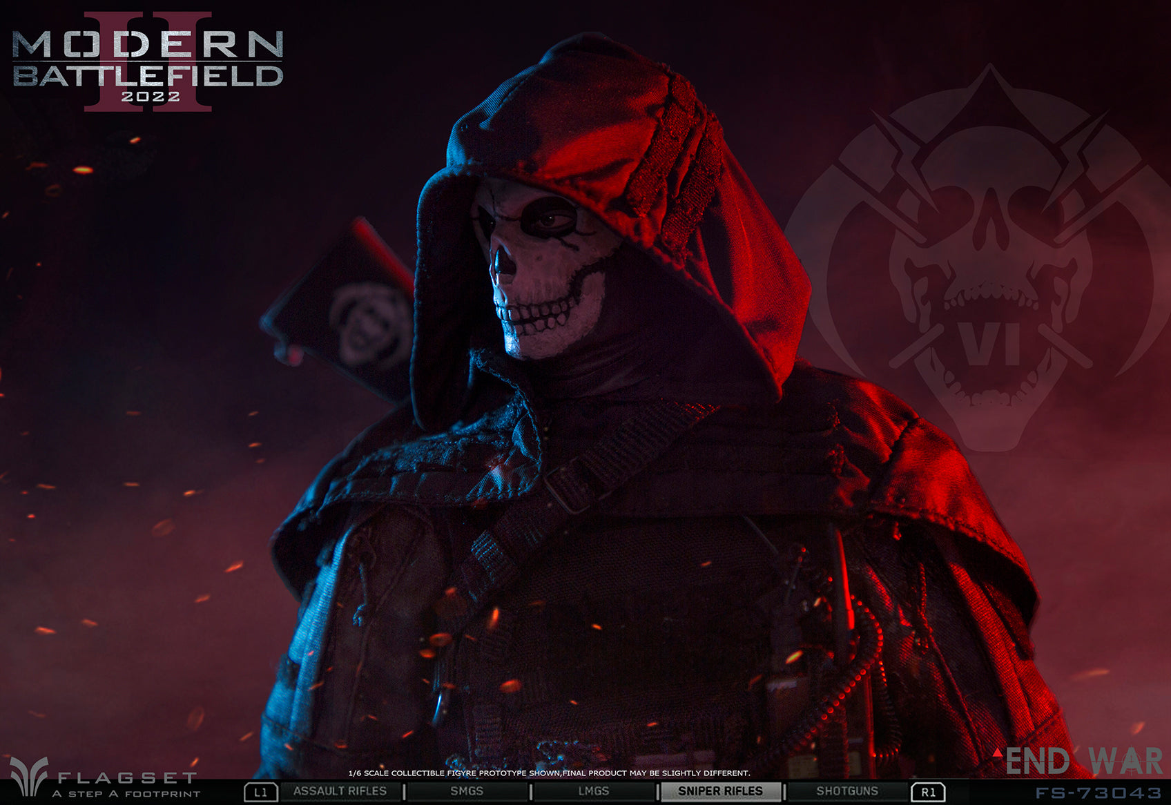 1:6 Modern Battlefield 2022 Endwar Ghost Action Figure