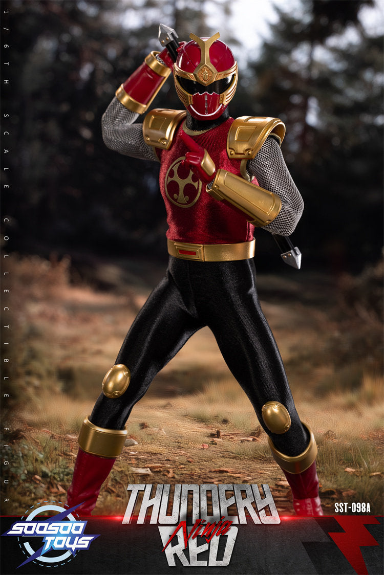 1:6 Thundery Ninja Red & Blue Two Pack Action Figure