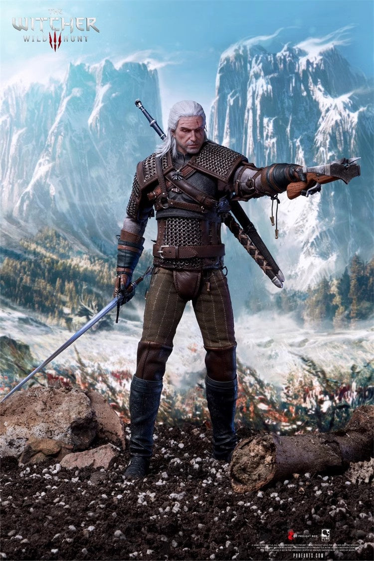 1:6 The Witcher Wild Hunt Geralt of Rivia Action Figure