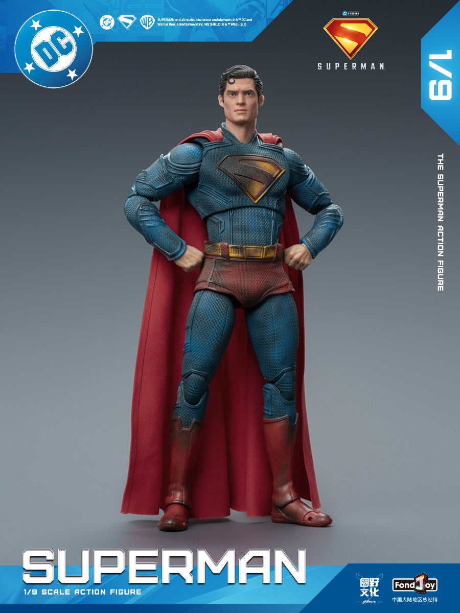 1:9 New Superman Battle Damage Version Action Figure