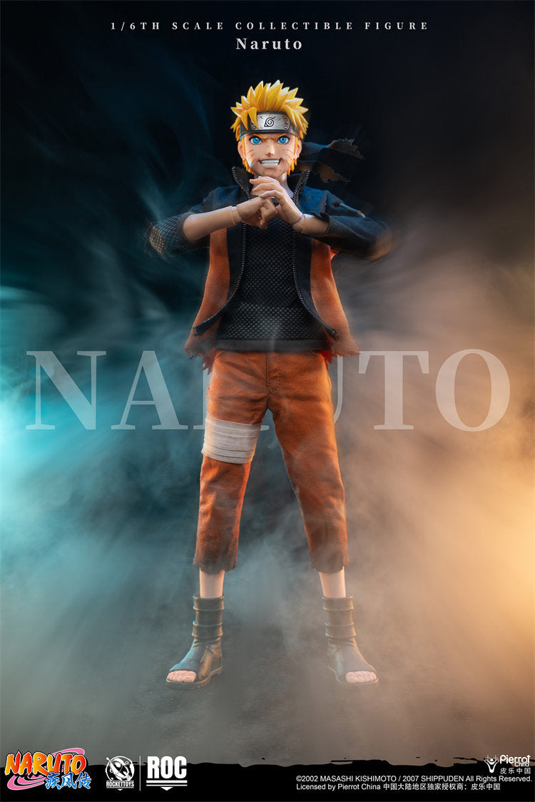 1:6 Uzumaki Naruto Battle Damaged Version Action Figure