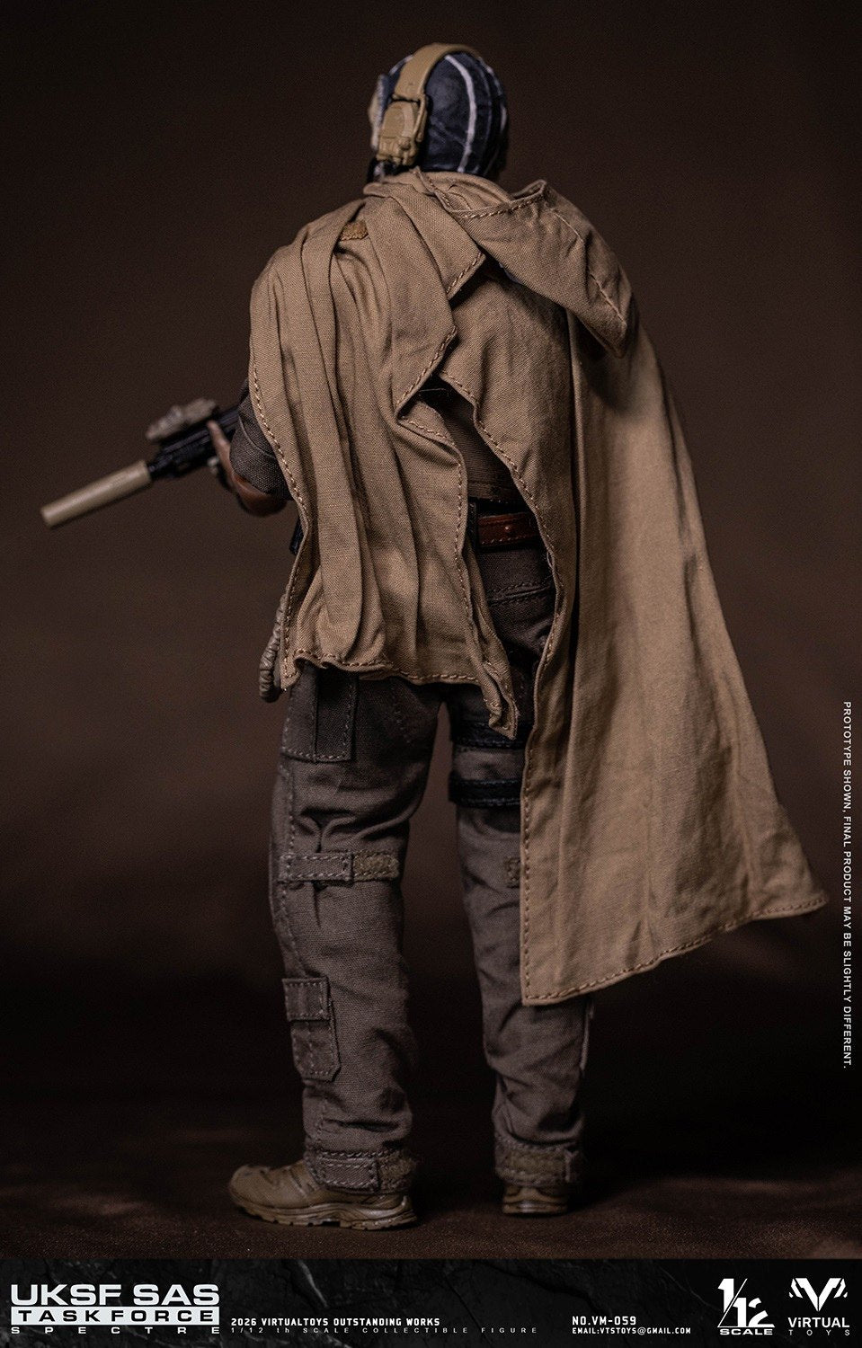 1:12 UKSF SAS Task Force Spectre Action Figure