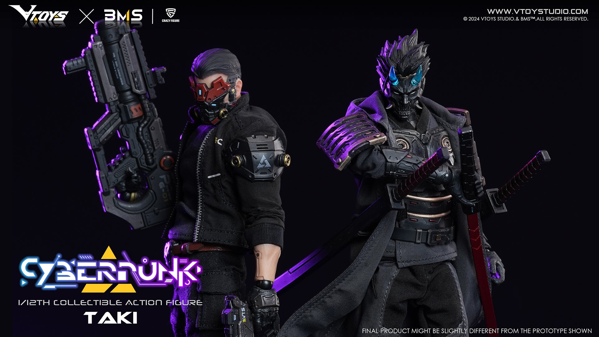 1:12 Cyberpunk Taki Action Figure