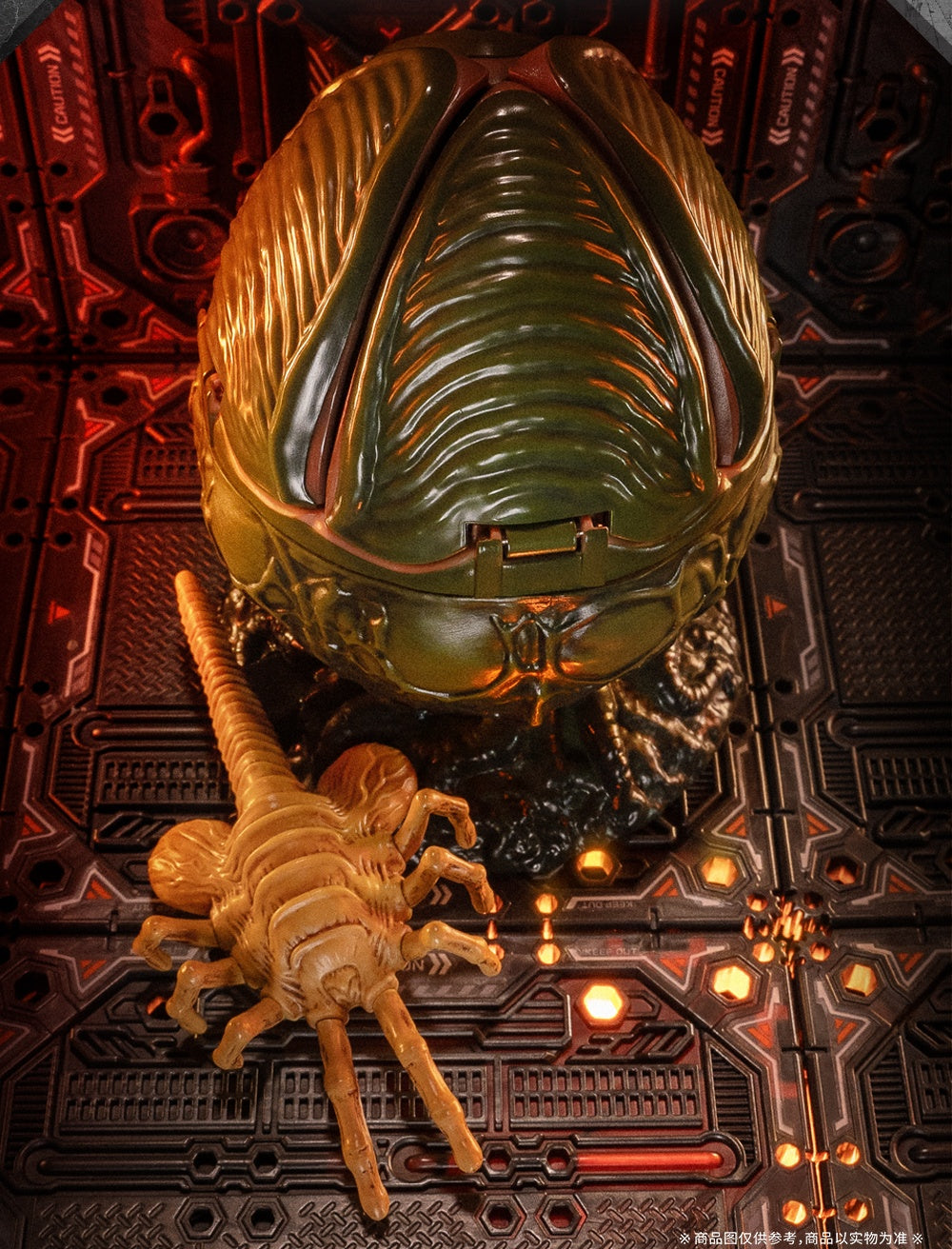 52Toys - 1:12 Alien Egg & Facehugger Wind-Up Action Figure - inshobby.com