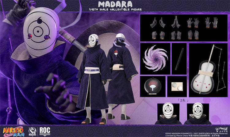 1:6 Madara Uchiha Mask Version Action Figure