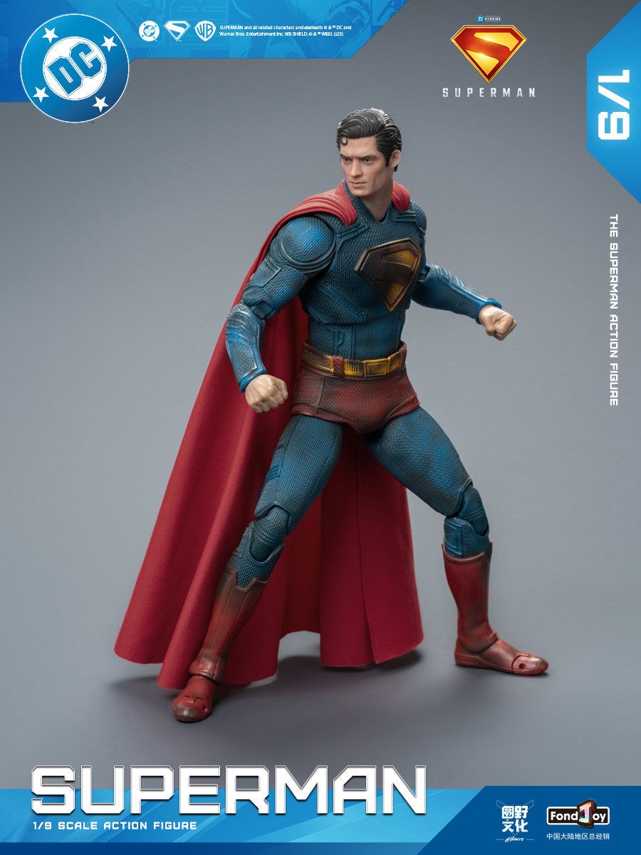1:9 New Superman Battle Damage Version Action Figure