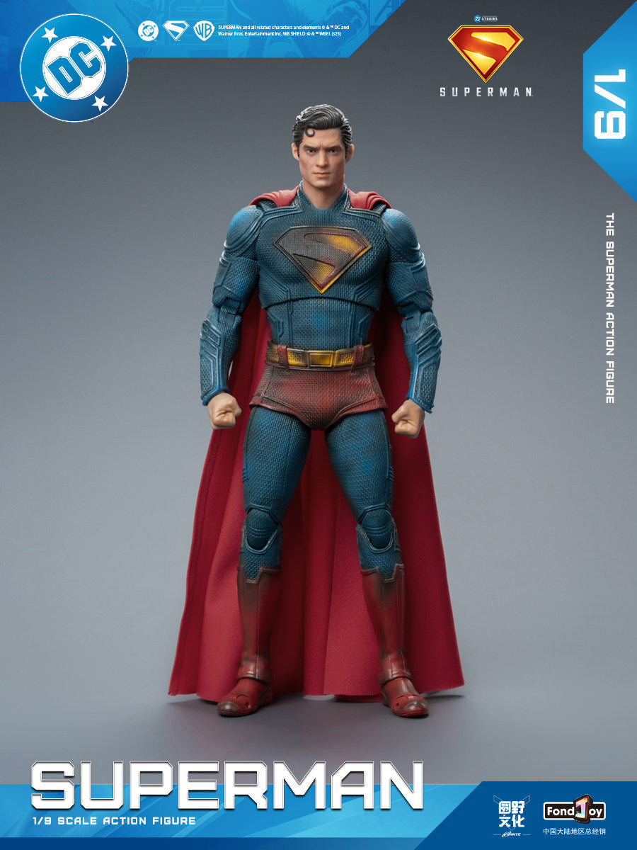 1:9 New Superman Battle Damage Version Action Figure