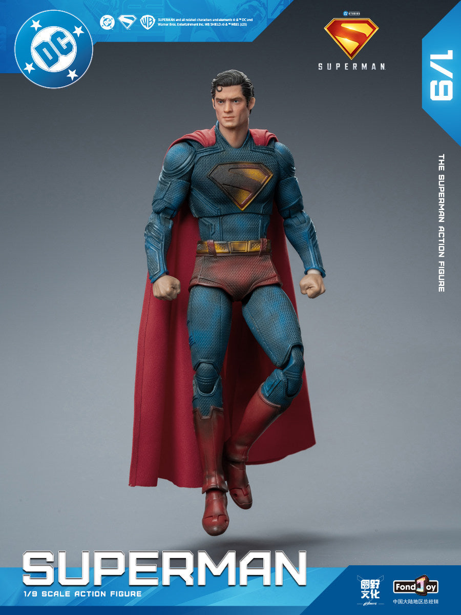 1:9 New Superman Battle Damage Version Action Figure