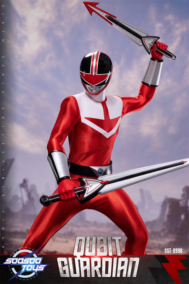 1:6 Time Guardian Red & Qubit Guardian Two Pack Action Figure
