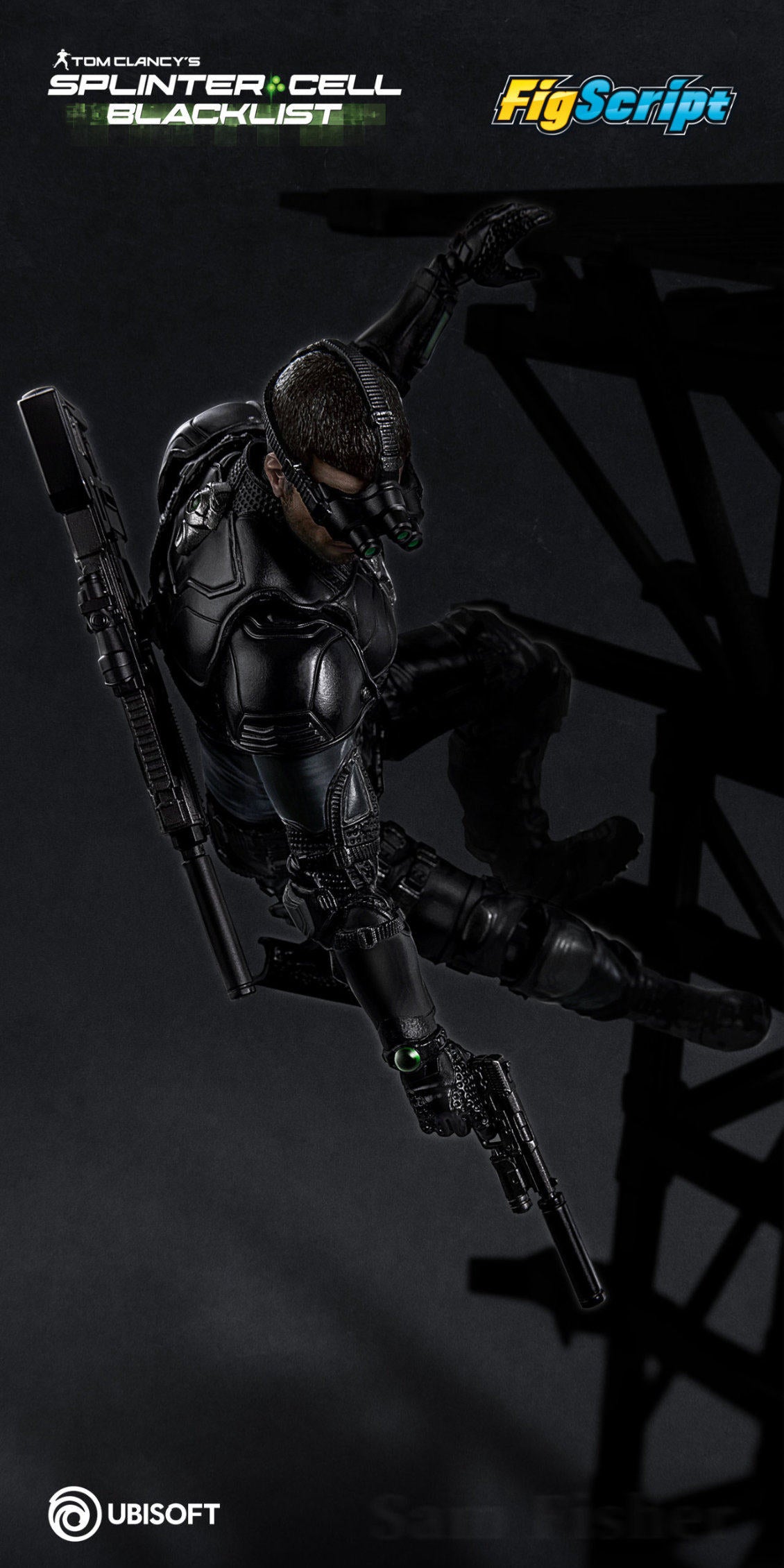 1:12 Sam Fisher FigScript Action Figure