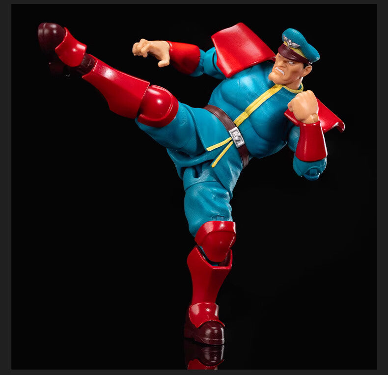 Jada - 1:12 M. Bison Special Blue Color Action Figure - inshobby.com