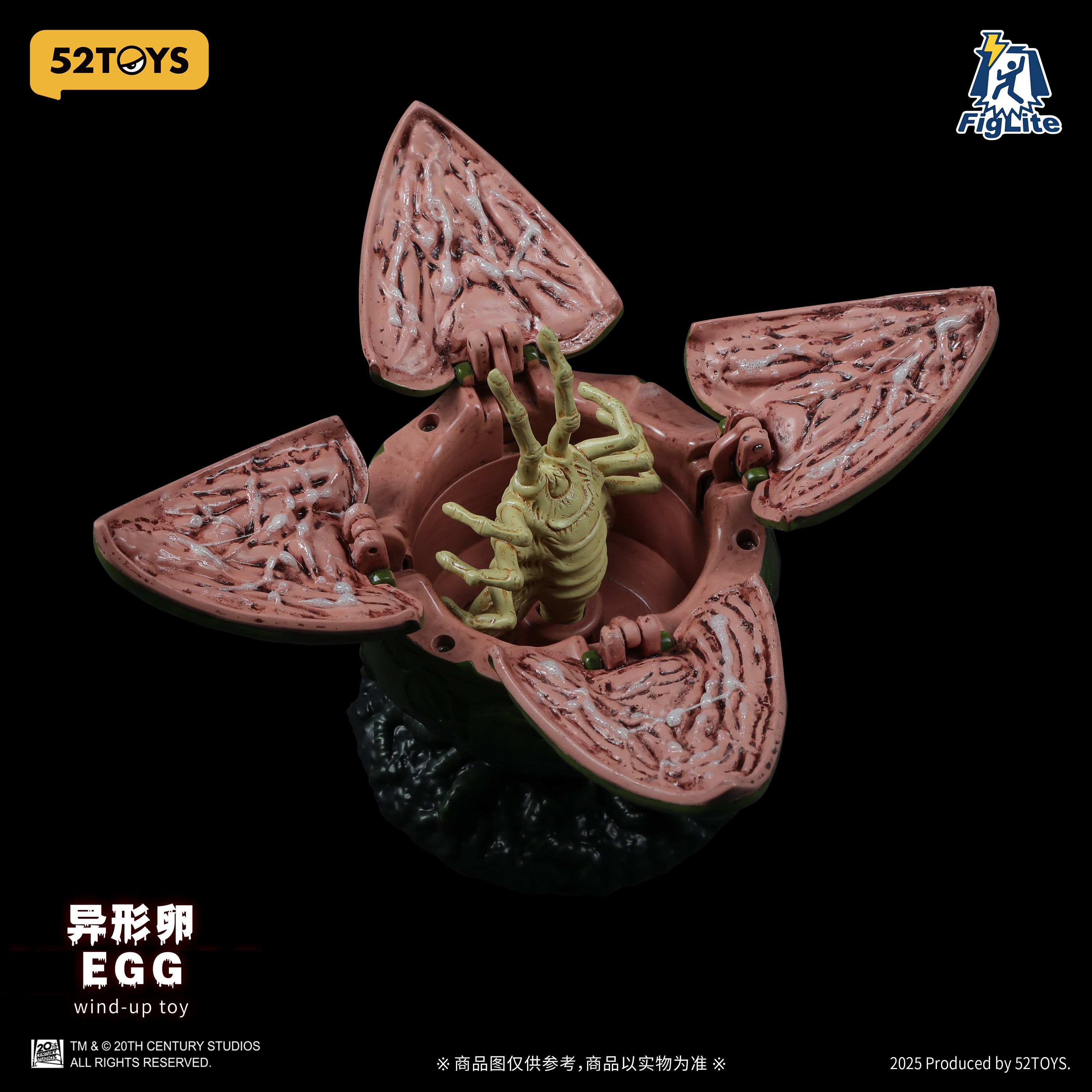 52Toys - 1:12 Alien Egg & Facehugger Wind-Up Action Figure - inshobby.com