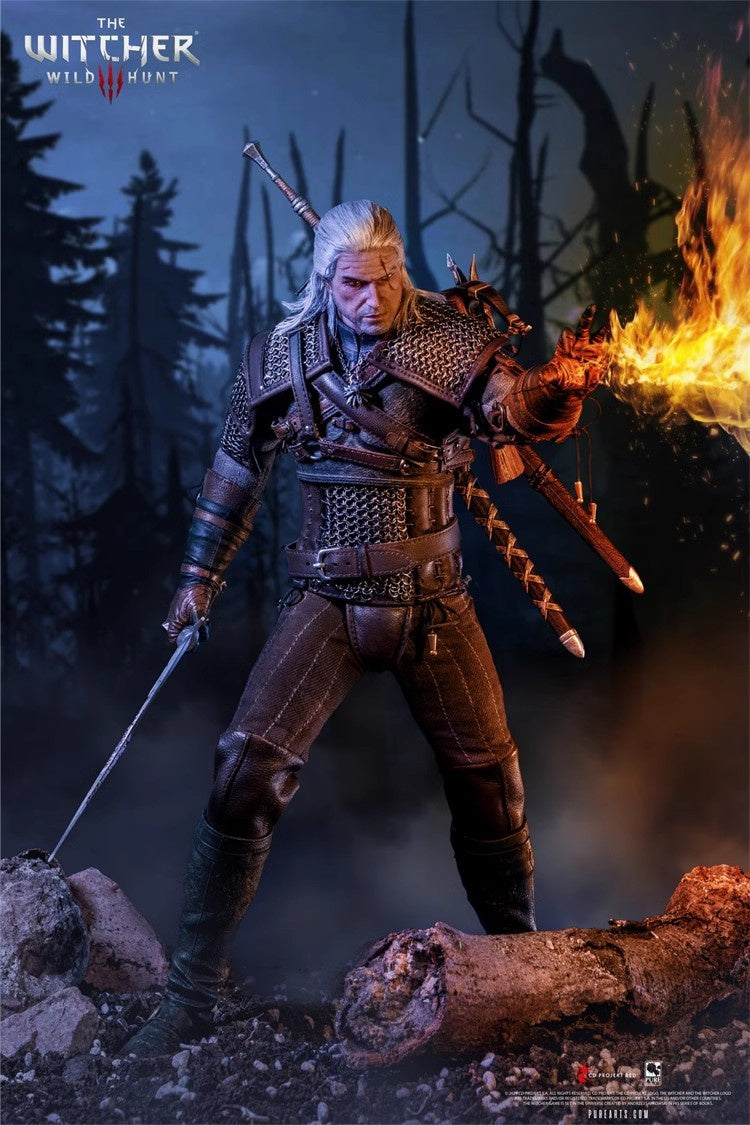 1:6 The Witcher Wild Hunt Geralt of Rivia Action Figure