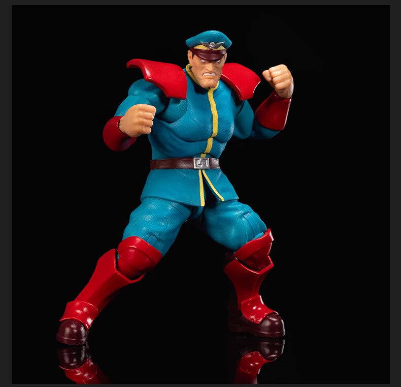 Jada - 1:12 M. Bison Special Blue Color Action Figure - inshobby.com