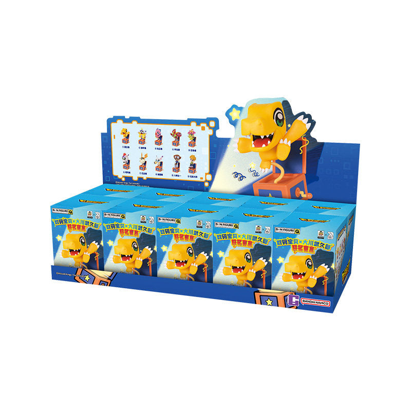 BN Figure Q Digimon x Okawa Bukubu Mini Figure
