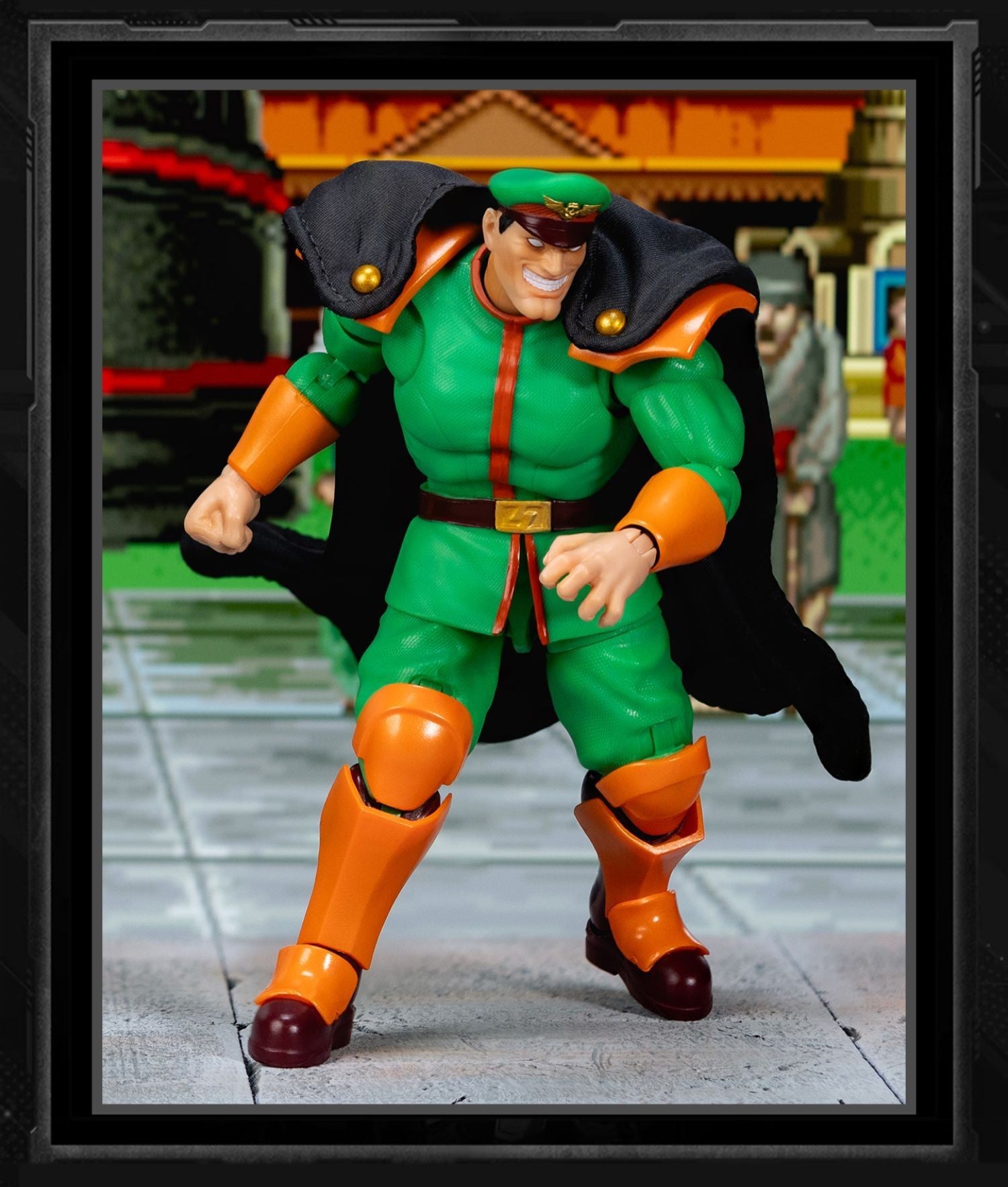 Jada - 1:12 M. Bison SDCC Special Green Color Action Figure - inshobby.com