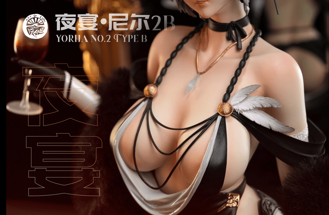 Art of Eden - 1:4 The Banquet YoRHa 2B No.2 Type B Castoff Figure Statue - inshobby.com