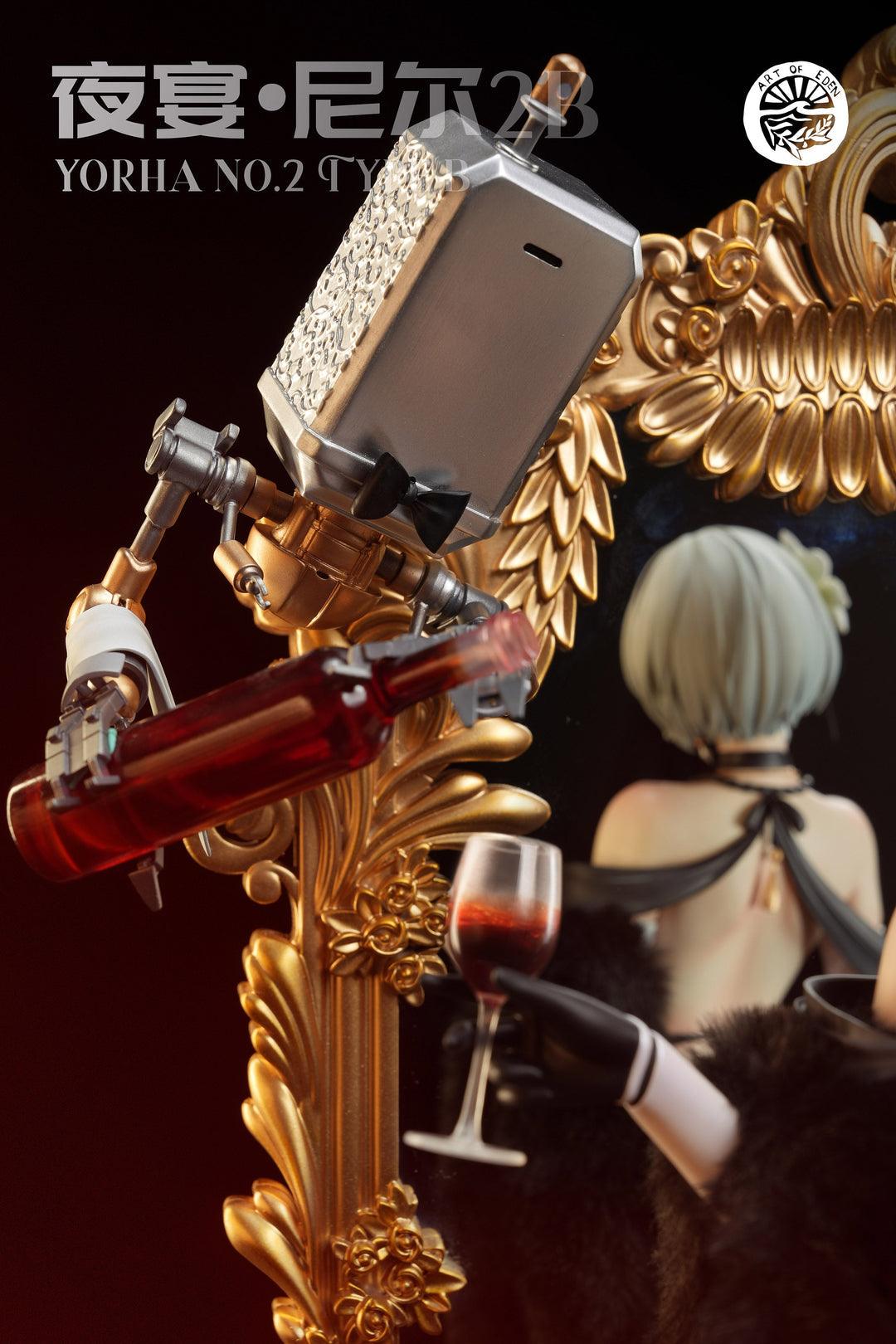 Art of Eden - 1:4 The Banquet YoRHa 2B No.2 Type B Castoff Figure Statue - inshobby.com