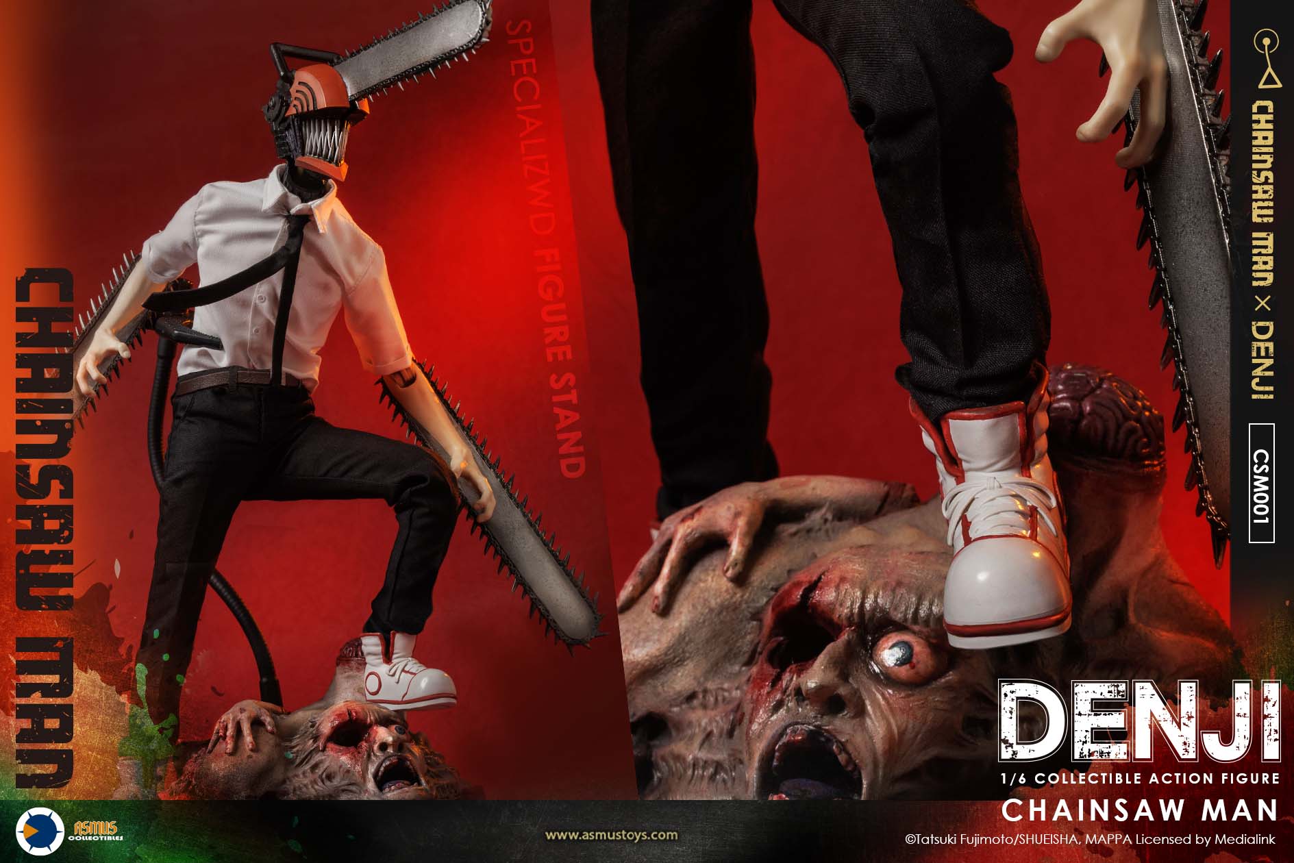 Chainsaw Man Denji フィギュア 1/6 1:6 Denji Action Figure