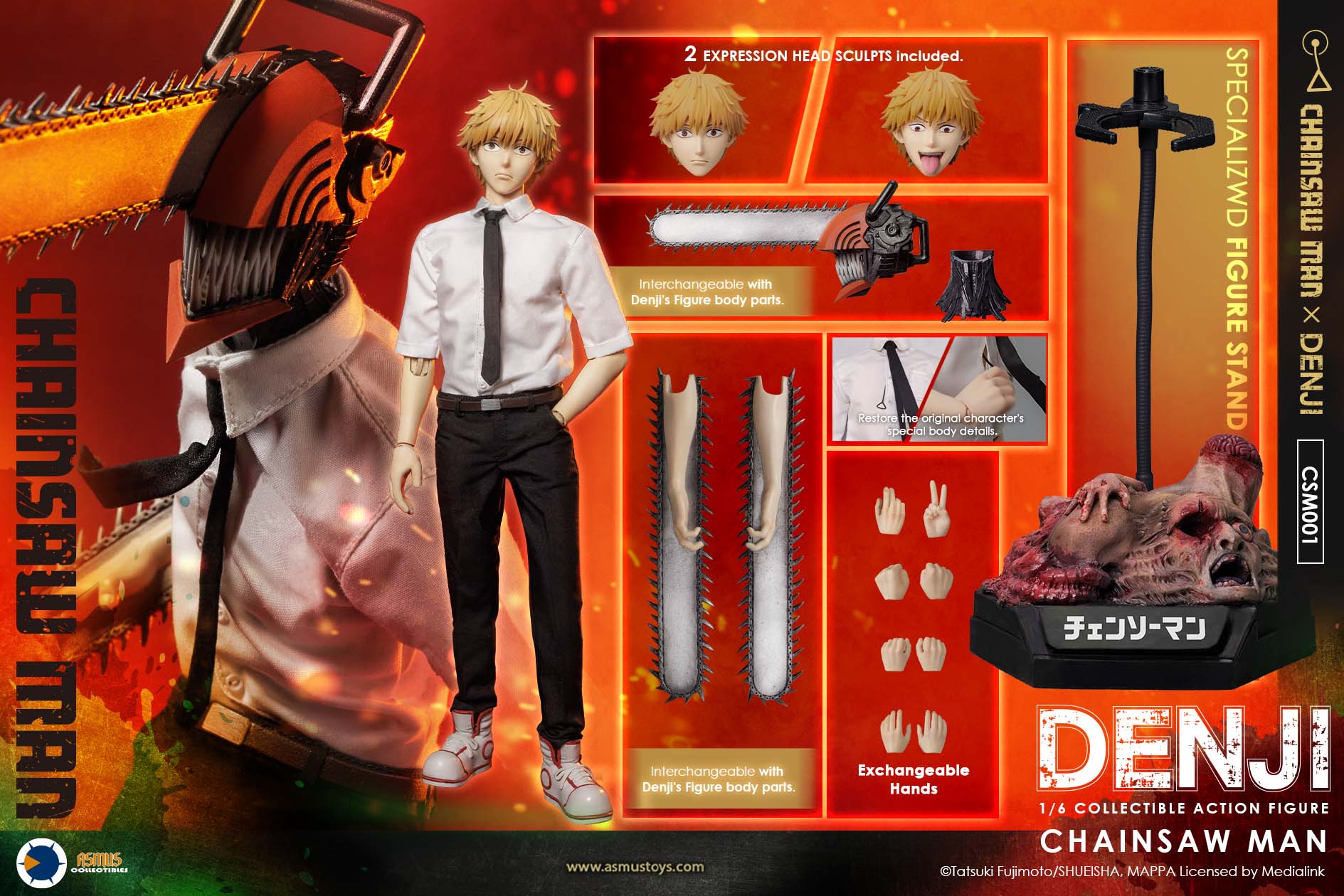 1:6 Denji Action Figure
