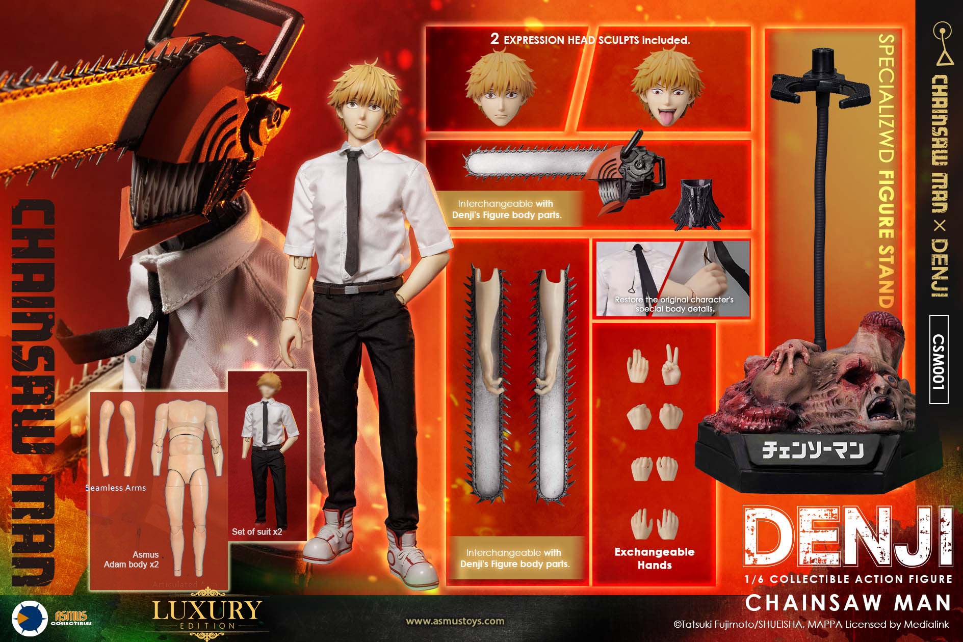 1:6 Denji Action Figure