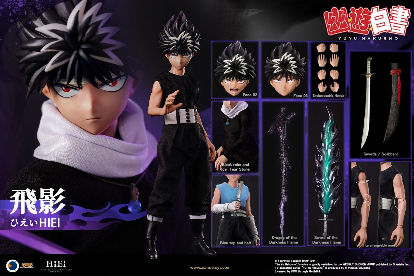 Asmus Toys - 1:6 Hiei Action Figure - inshobby.com