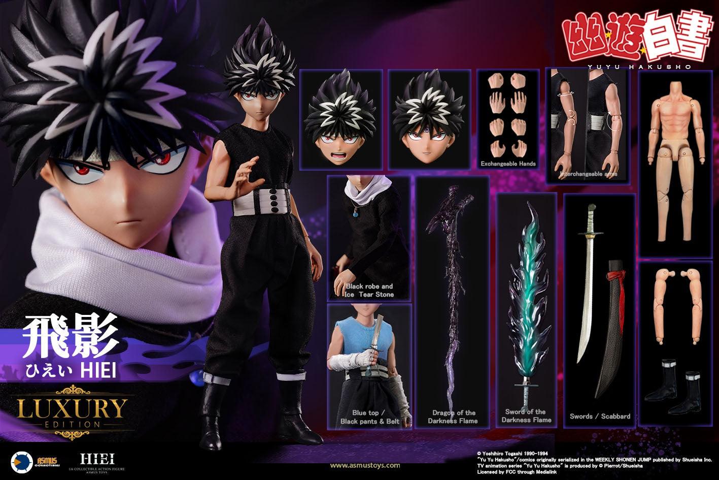 Asmus Toys - 1:6 Hiei Action Figure - inshobby.com