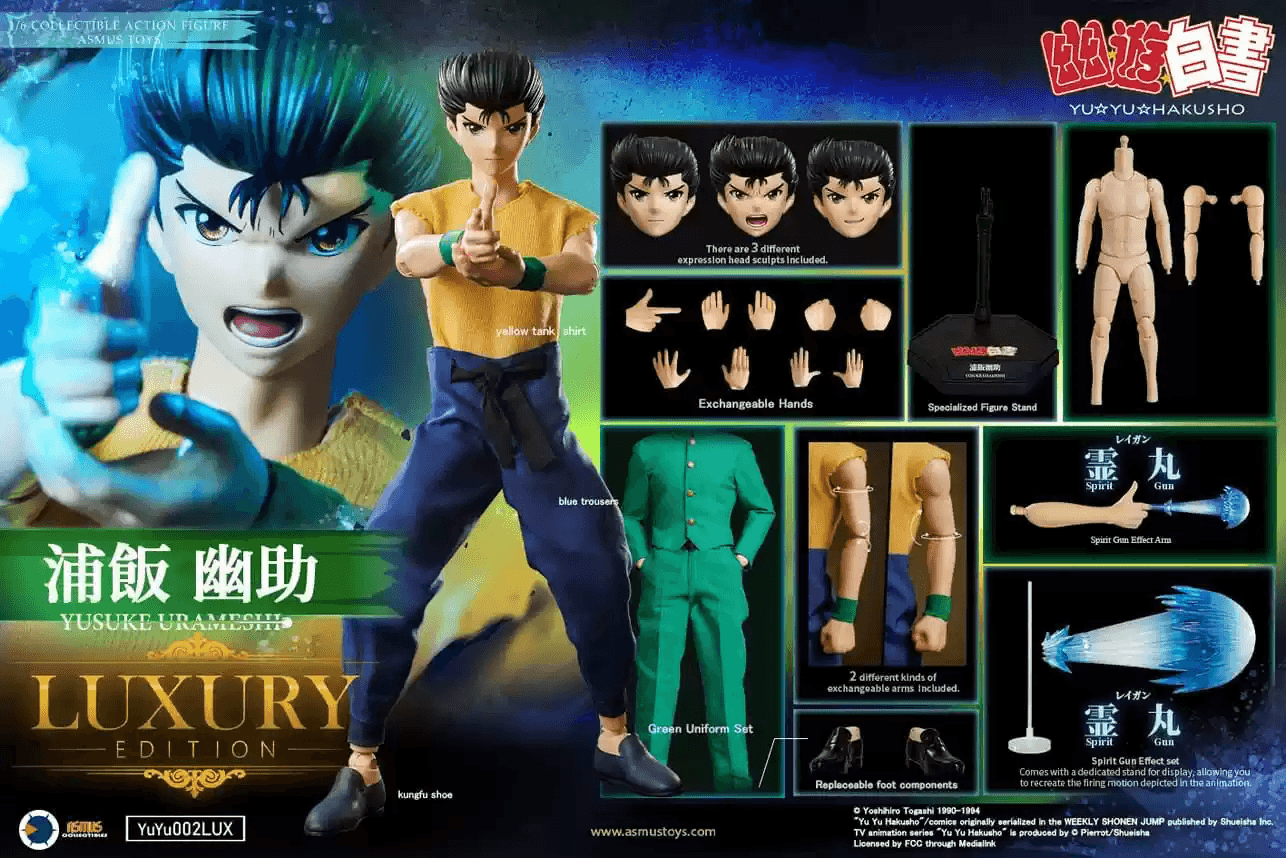 Asmus Toys - 1:6 Yusuke Urameshi Action Figure - inshobby.com